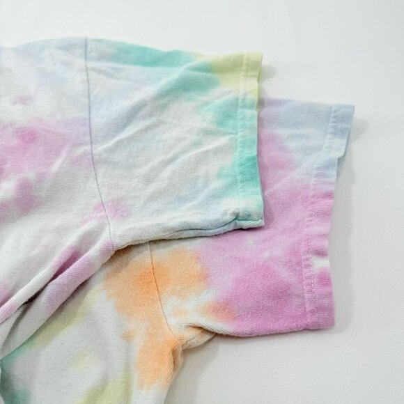 Disney Mickey Mouse TShirt Tie Dyed Size M Men Women Unisex Colorful Rainbow Top - Picture 6 of 10